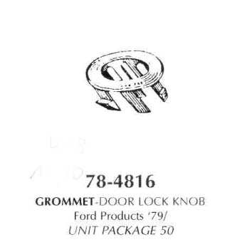 Grommet-Door Lock Knob