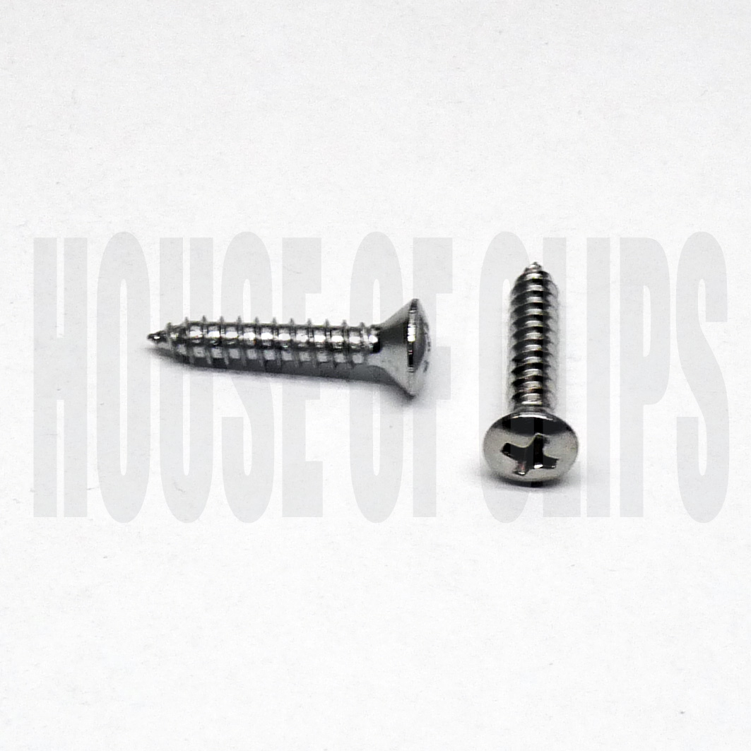 Screw -phillips tapping oval #8 x 19 mm