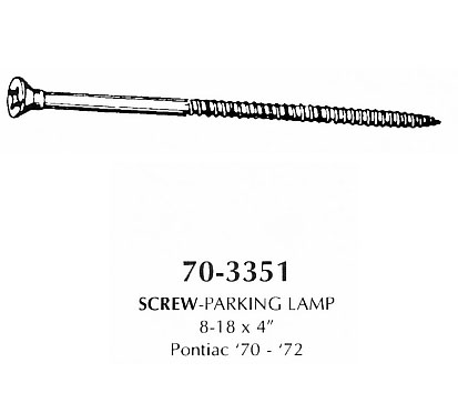 Screw -  parking lamp