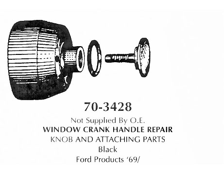 Window crank  handle repair
