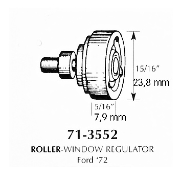 Roller -Window regulator
