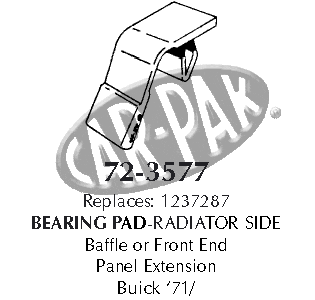 Clip - bearing pad