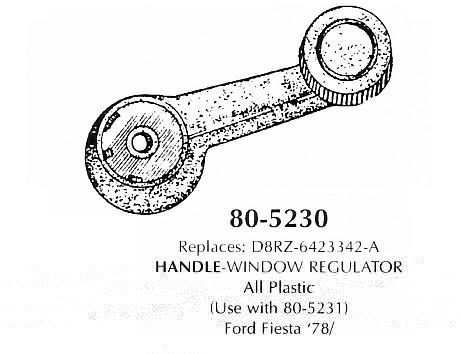 Handle window regulator