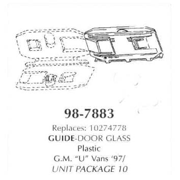 Guide-Door Glas Plastic