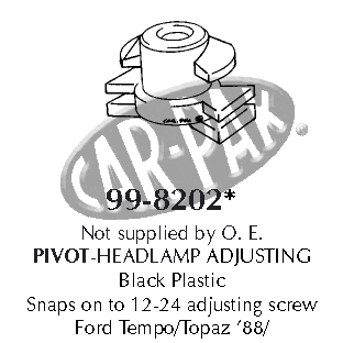 Headlamp adjuster pivot