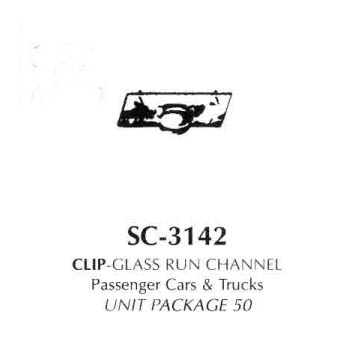 Clip-Glass Run Channel Passenger Cars & Trucks