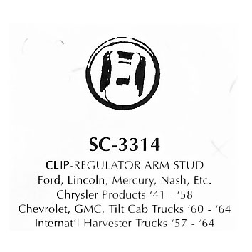 Clip-Regulator Arm Stud